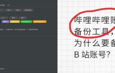 哔哩哔哩账号备份工具，但为什么要备份 B 站账号？ 23