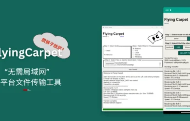 FlyingCarpet - 脱裤子放屁？不需要局域网、开源、跨平台文件传输工具 16