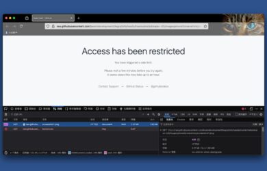 GitHub 被訪問限制，Access has been restricted 錯誤臨時解決方案[Chrome/Edge/Firefox] 14