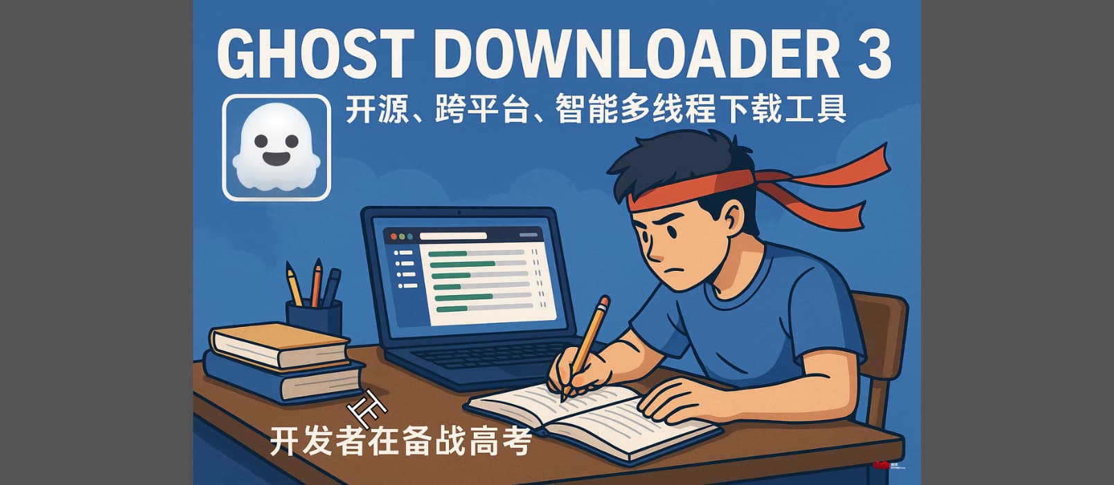 Ghost Downloader 3 - 开源、跨平台、智能多线程下载工具，充分榨干宽带。开发者正在备战高考 1