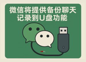 网传微信将提供备份聊天记录到 U 盘功能 16