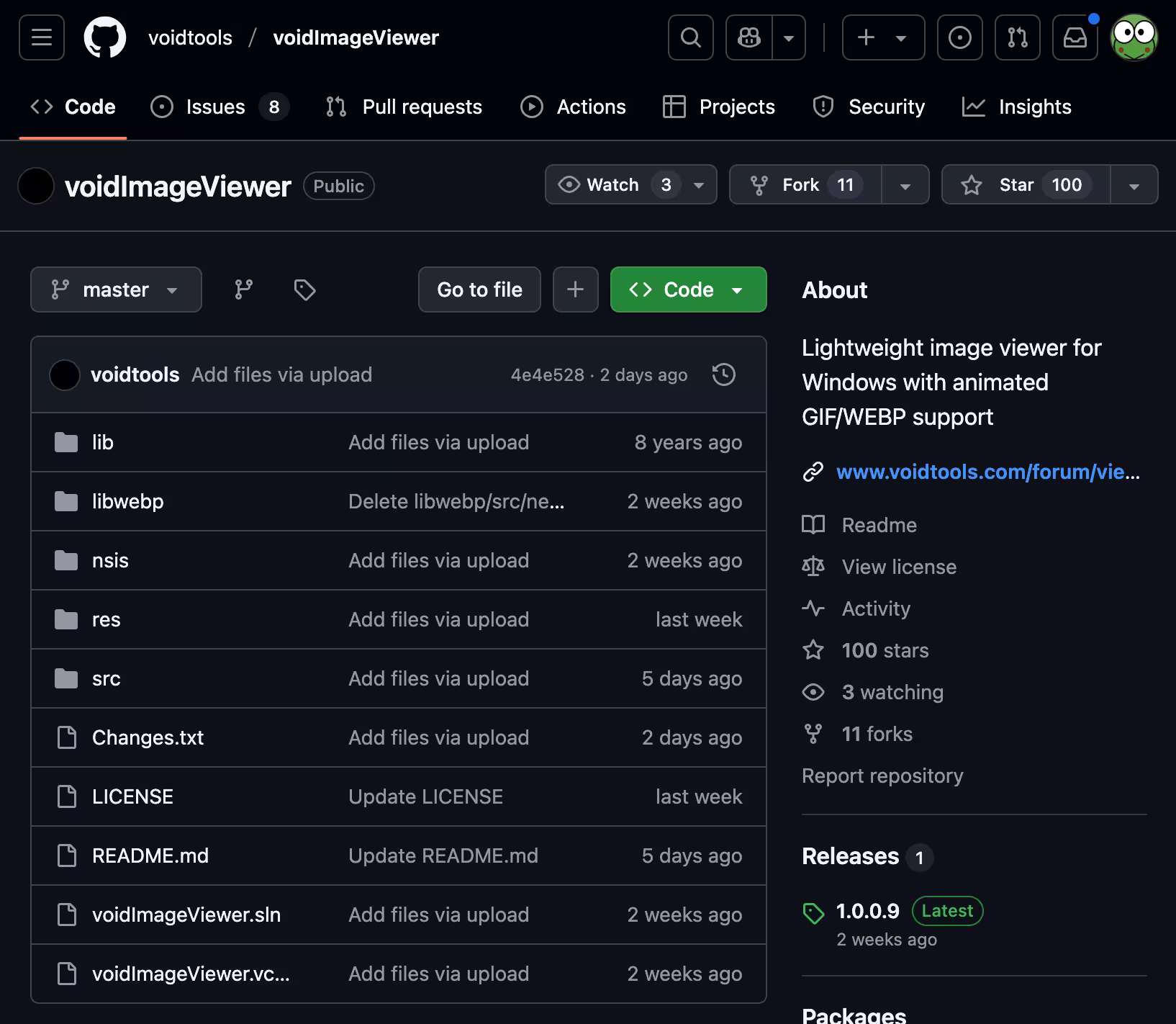 voidImageViewer - 仅181KB，Everything 开发者 9 年前开源的看图小工具更新，几乎没人知道 18