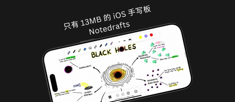  Notedrafts - only 13.5 MB, free iOS tablet application 3