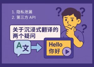 关于沉浸式翻译的两个疑问：泄漏隐私 && 限制第三方 API 10